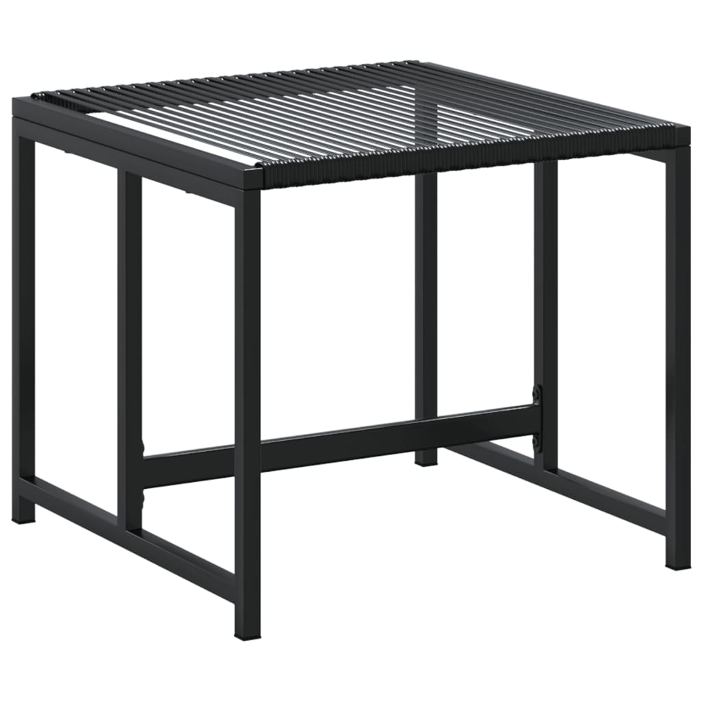 Set mobilier de grădină, 11 piese, negru, poliratan GartenMobel Dekor