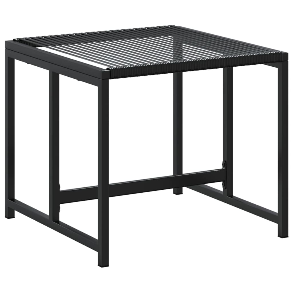 Set mobilier de grădină, 13 piese, negru, poliratan GartenMobel Dekor