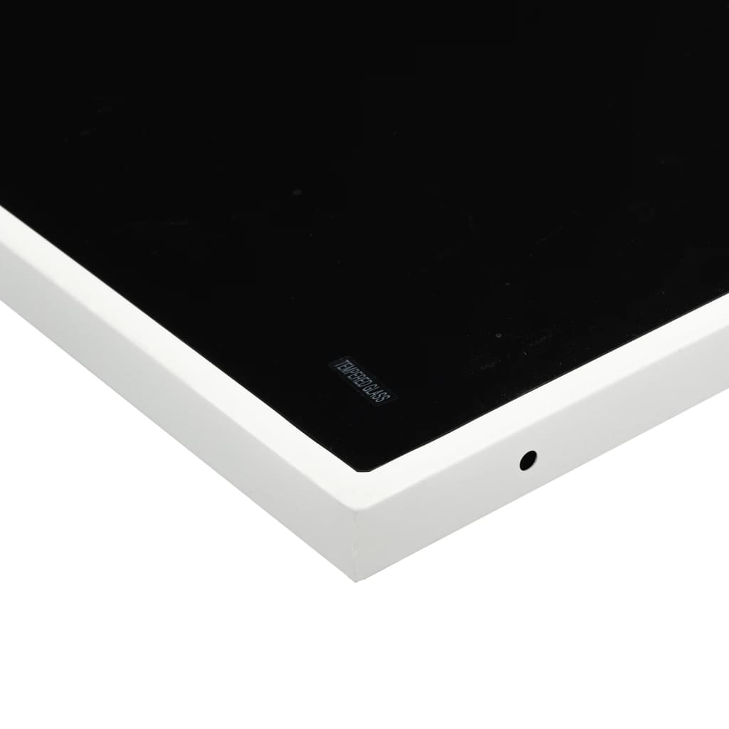 Set mobilier de grădină, 9 piese, cu perne, alb, textilenă GartenMobel Dekor