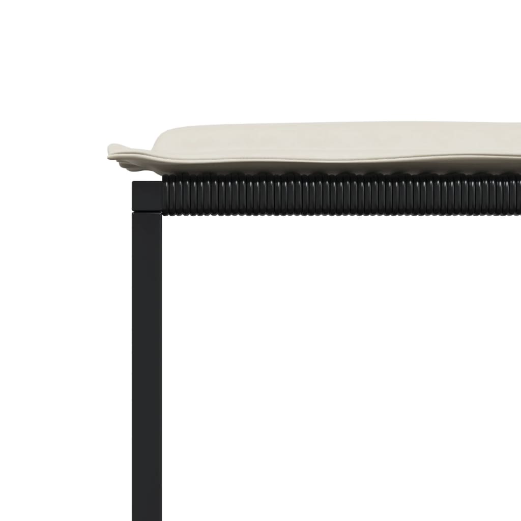 Set mobilier de grădină cu perne, 13 piese, negru, poliratan GartenMobel Dekor