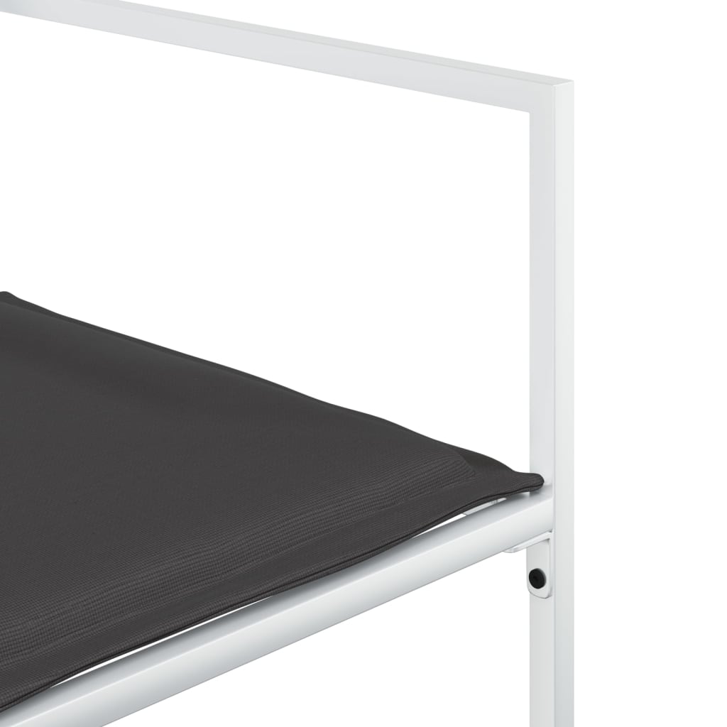 Set mobilier de grădină, 15 piese, cu perne, alb, textilenă GartenMobel Dekor