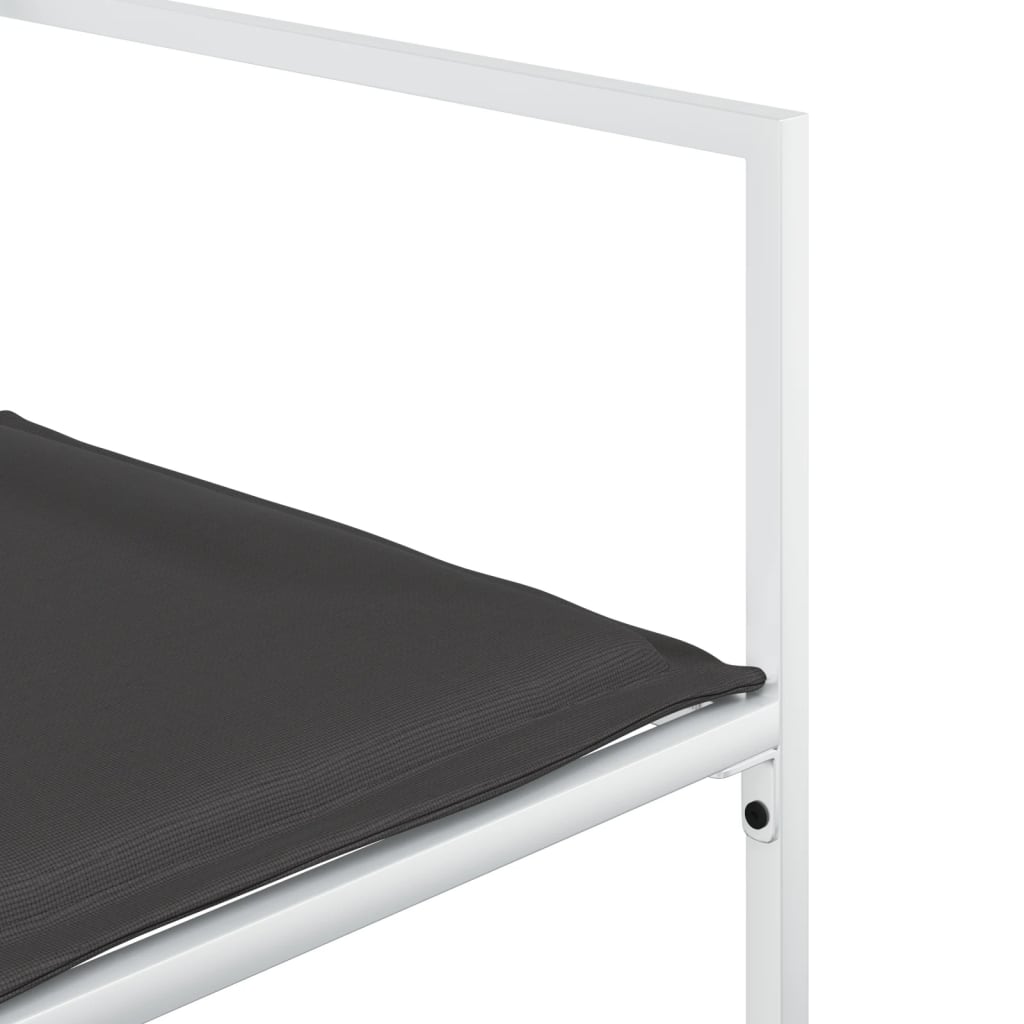 Set mobilier de grădină, 17 piese, cu perne, alb, textilenă GartenMobel Dekor