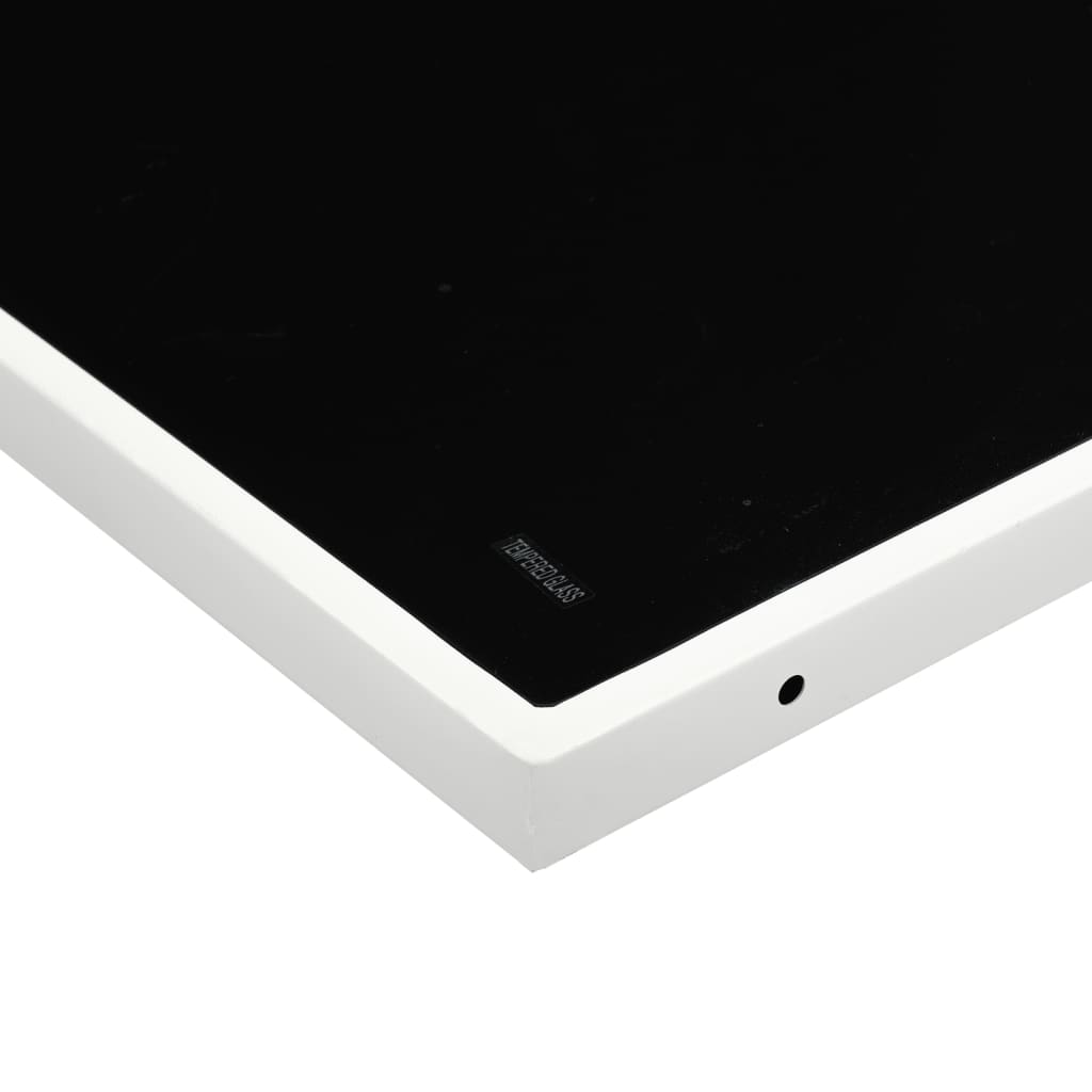 Set mobilier de grădină, 17 piese, cu perne, alb, textilenă GartenMobel Dekor