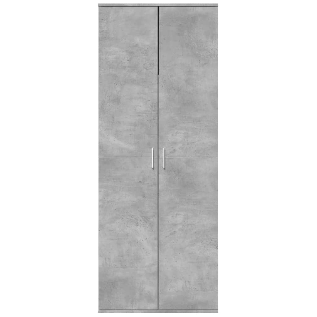 Dulap înalt, gri beton, 70x35x180 cm, lemn prelucrat GartenMobel Dekor
