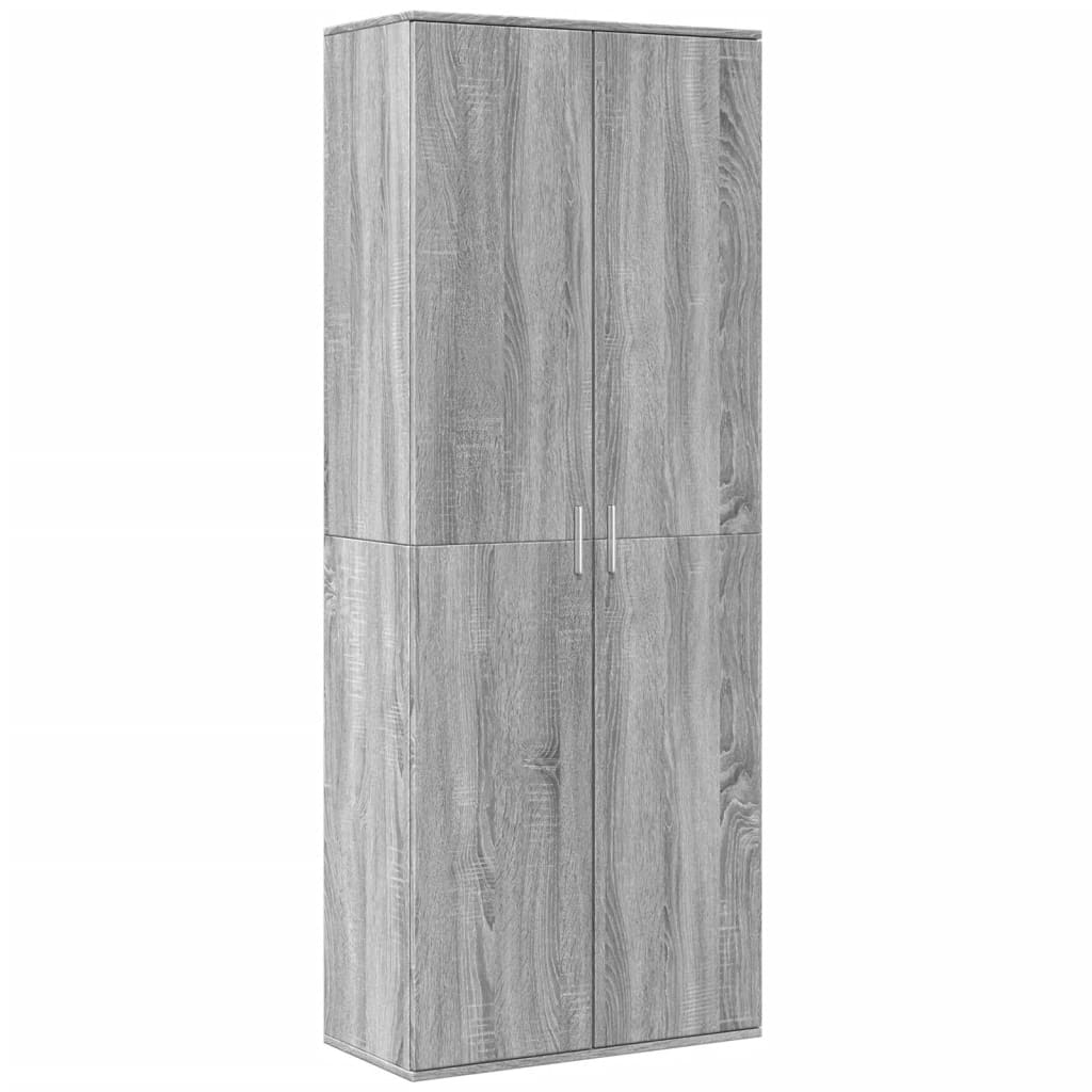 Dulap înalt, gri sonoma, 70x35x180 cm, lemn prelucrat GartenMobel Dekor