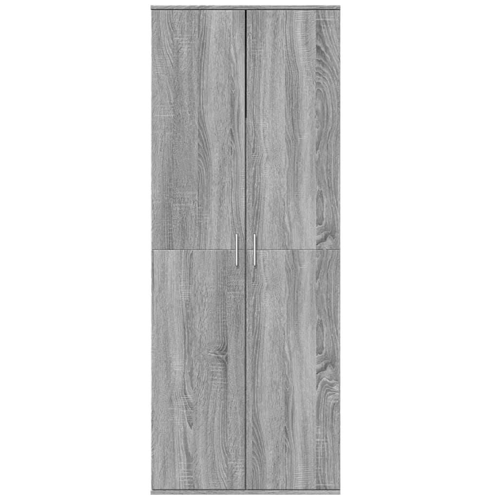 Dulap înalt, gri sonoma, 70x35x180 cm, lemn prelucrat GartenMobel Dekor