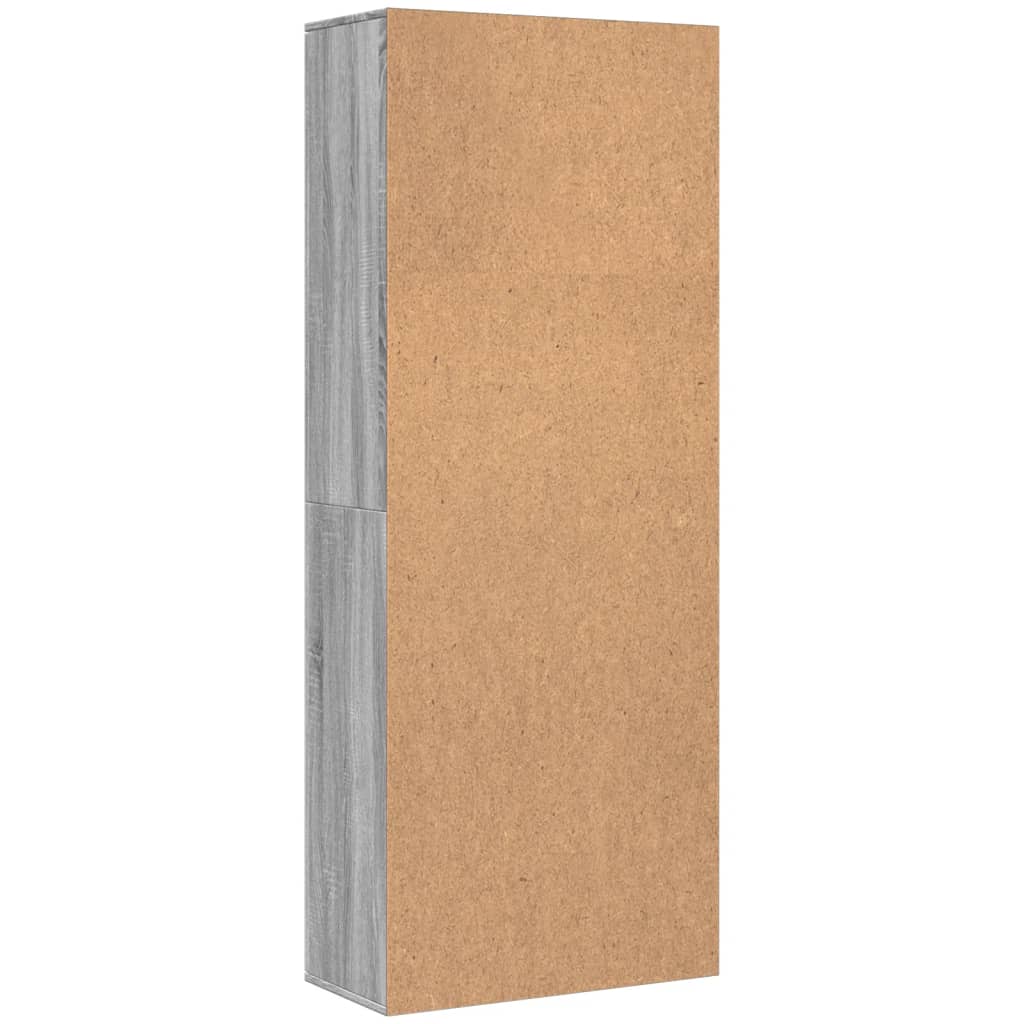 Dulap înalt, gri sonoma, 70x35x180 cm, lemn prelucrat GartenMobel Dekor