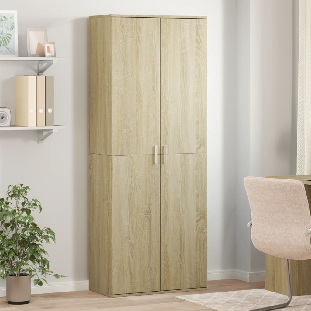Dulap înalt, stejar sonoma, 70x35x180 cm, lemn prelucrat GartenMobel Dekor