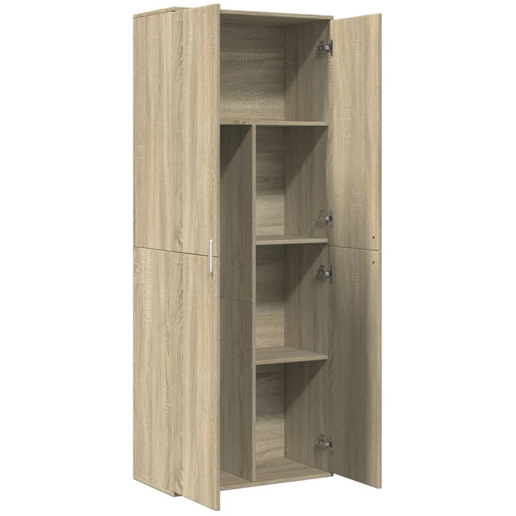 Dulap înalt, stejar sonoma, 70x35x180 cm, lemn prelucrat GartenMobel Dekor