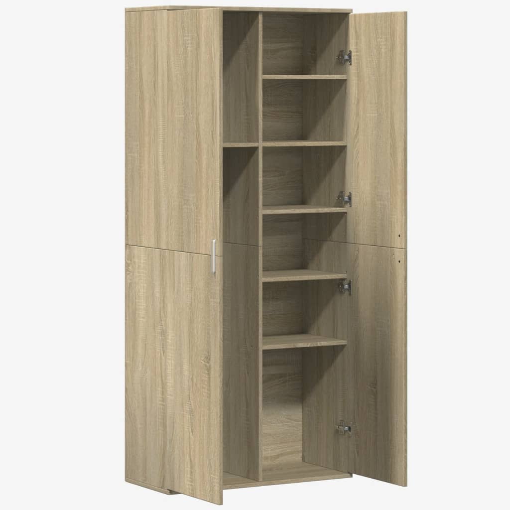 Dulap înalt, stejar sonoma, 80x35x180 cm, lemn prelucrat GartenMobel Dekor