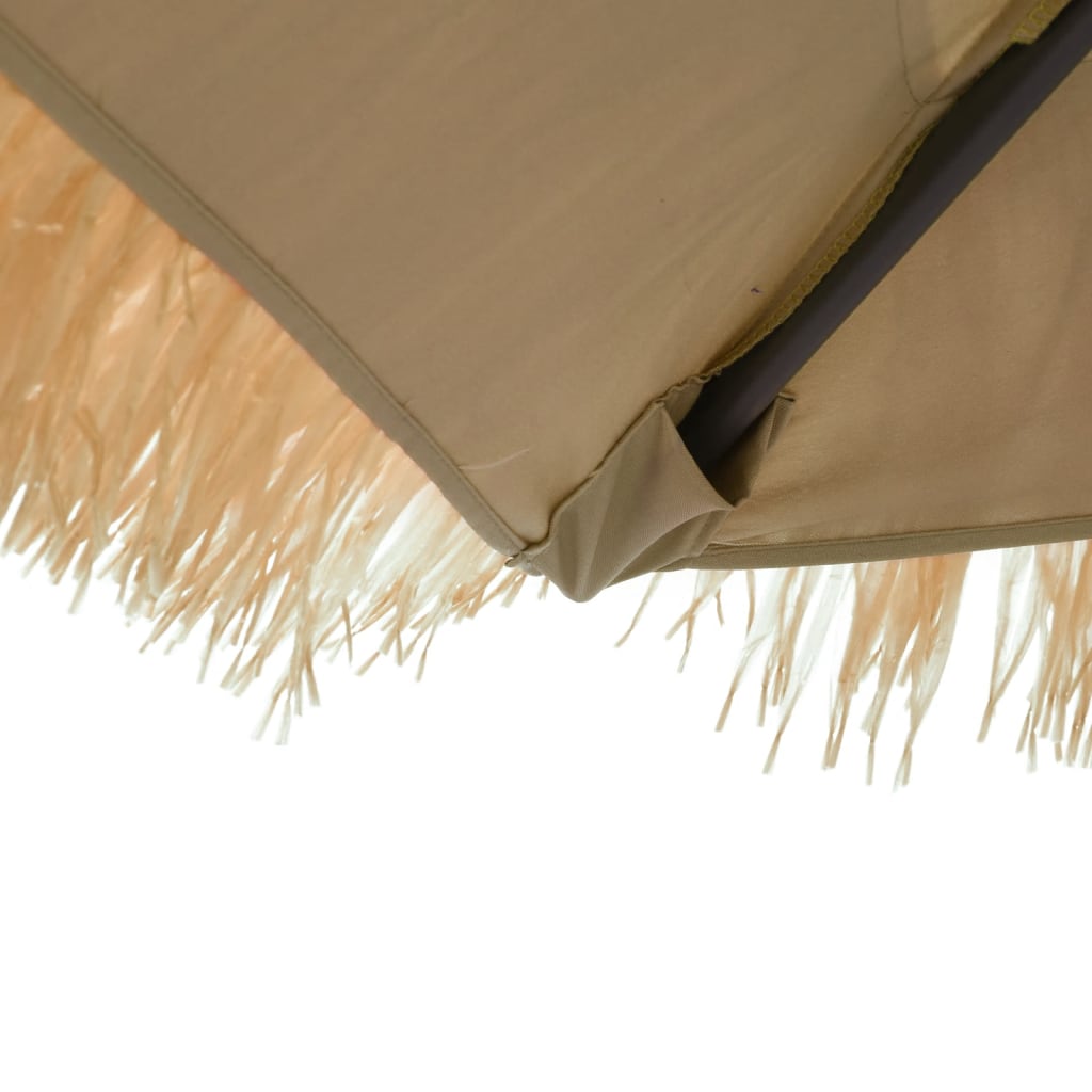 Umbrelă soare de grădină cu stâlp din oțel, maro 248x248x248 cm GartenMobel Dekor