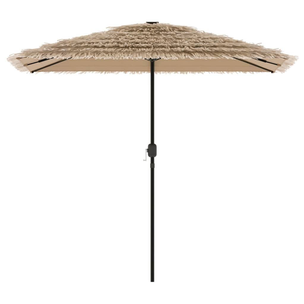 Umbrelă soare de grădină cu stâlp din oțel, maro 248x248x248 cm GartenMobel Dekor