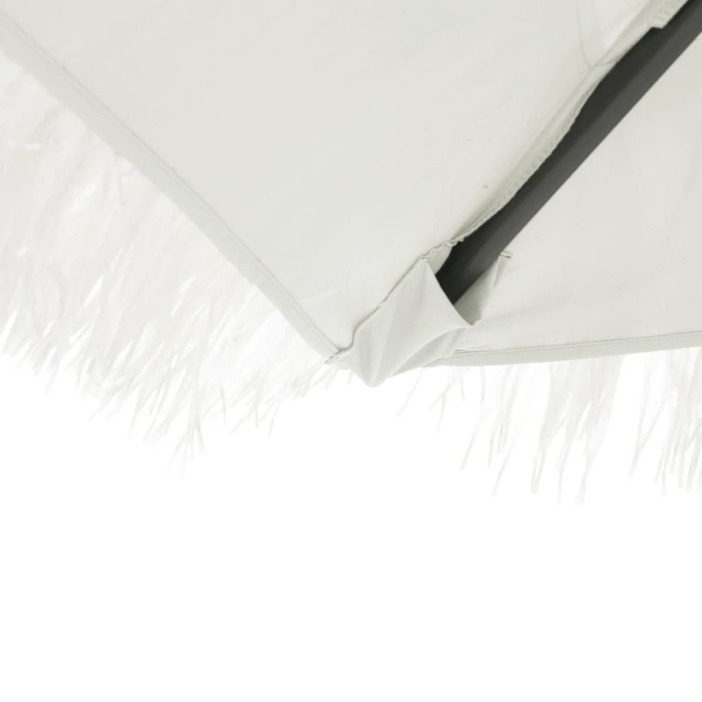 Umbrelă soare de grădină stâlp din oțel, alb 290x290x238 cm GartenMobel Dekor