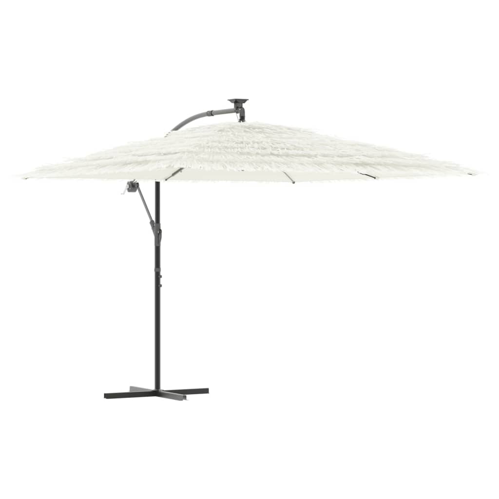 Umbrelă soare de grădină stâlp din oțel, alb 290x290x238 cm GartenMobel Dekor