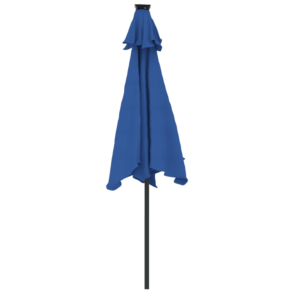 Umbrelă soare grădină stâlp din oțel/LED antracit 225x225x212cm GartenMobel Dekor