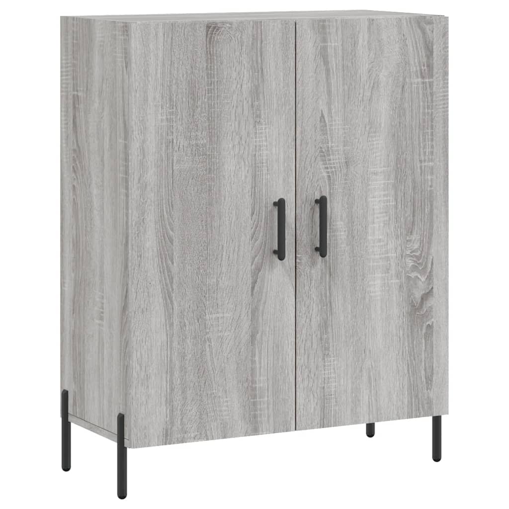Dulap înalt, gri sonoma, 69,5x34x180 cm, lemn compozit GartenMobel Dekor