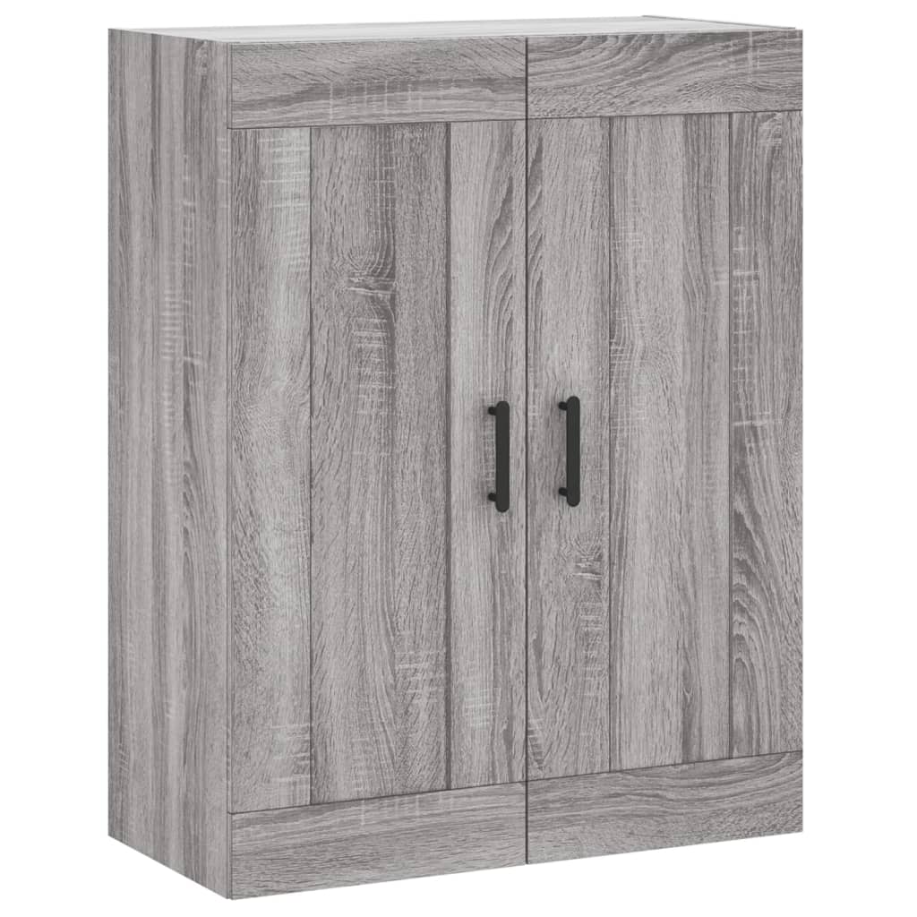 Dulap înalt, gri sonoma, 69,5x34x180 cm, lemn compozit GartenMobel Dekor