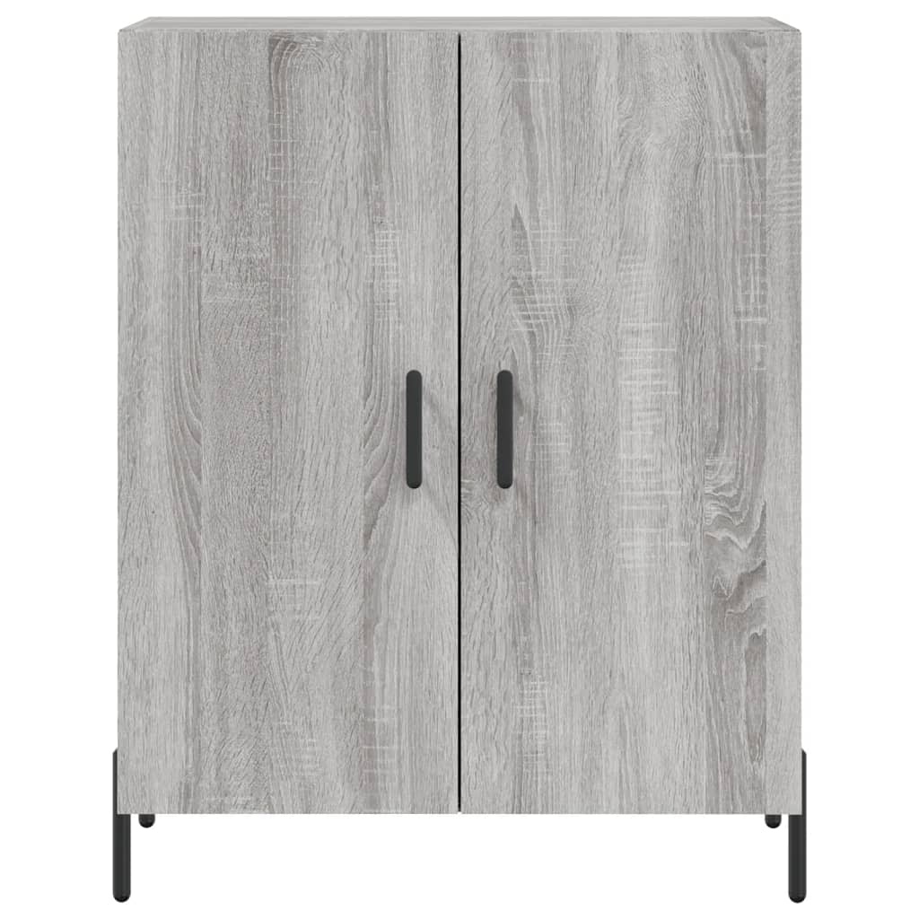 Dulap înalt, gri sonoma, 69,5x34x180 cm, lemn compozit GartenMobel Dekor