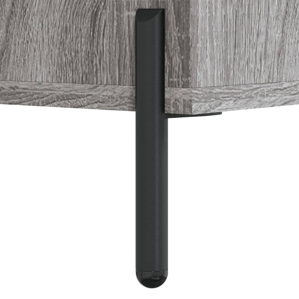 Dulap înalt, gri sonoma, 69,5x34x180 cm, lemn compozit GartenMobel Dekor