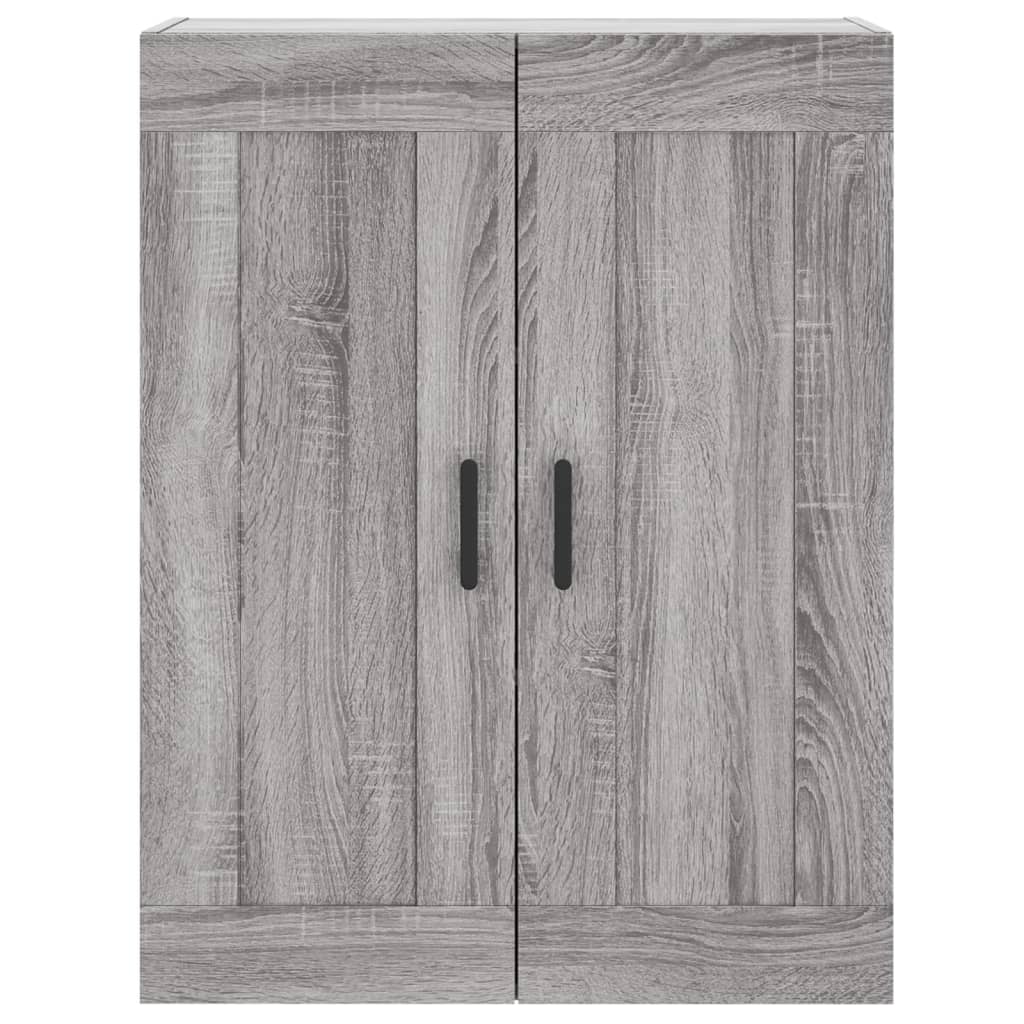 Dulap înalt, gri sonoma, 69,5x34x180 cm, lemn compozit GartenMobel Dekor