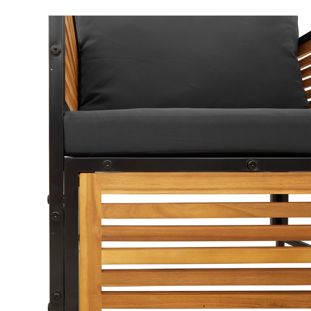 Set de canapele de grădină cu perne, 5 buc., lemn masiv acacia GartenMobel Dekor