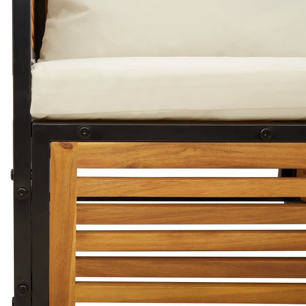 Set de canapele de grădină cu perne, 5 buc., lemn masiv acacia GartenMobel Dekor