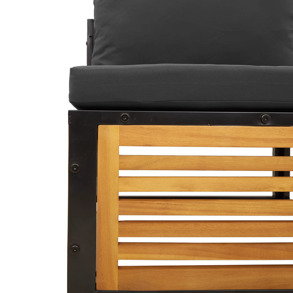 Set de canapele de grădină cu perne, 9 piese, lemn masiv acacia GartenMobel Dekor