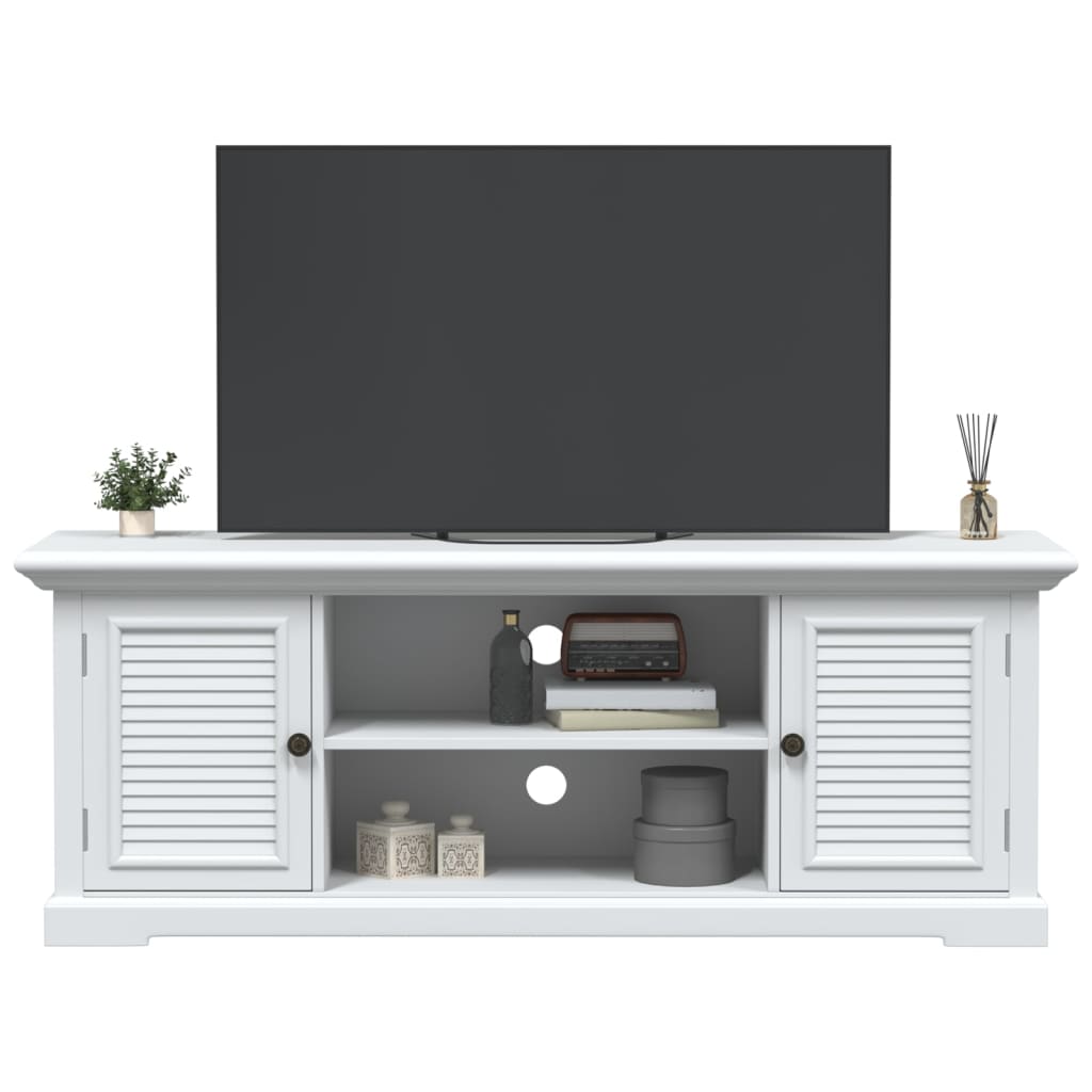 Dulap TV, alb, 110x30x41 cm, lemn prelucrat GartenMobel Dekor