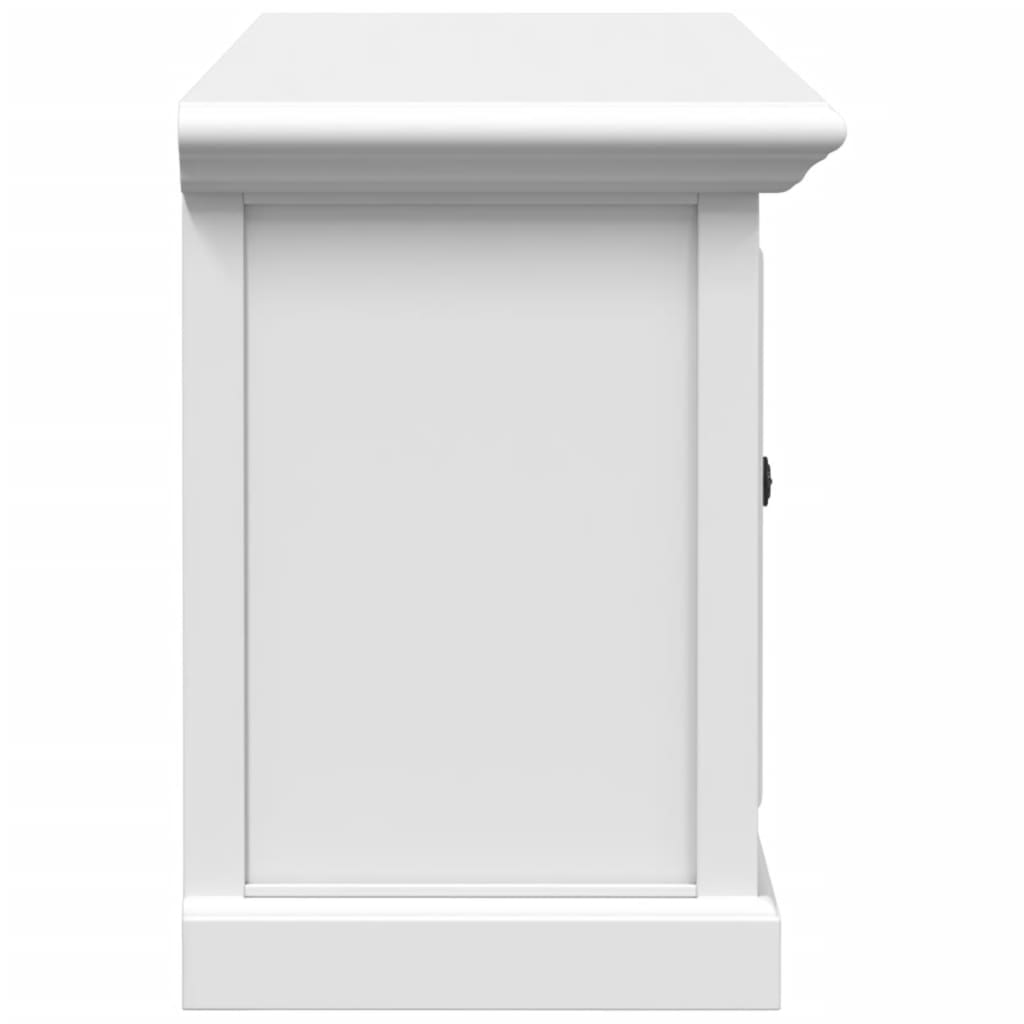 Dulap TV, alb, 110x30x41 cm, lemn prelucrat GartenMobel Dekor