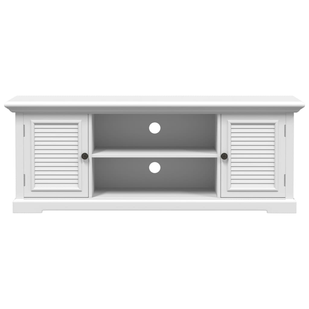 Dulap TV, alb, 110x30x41 cm, lemn prelucrat GartenMobel Dekor