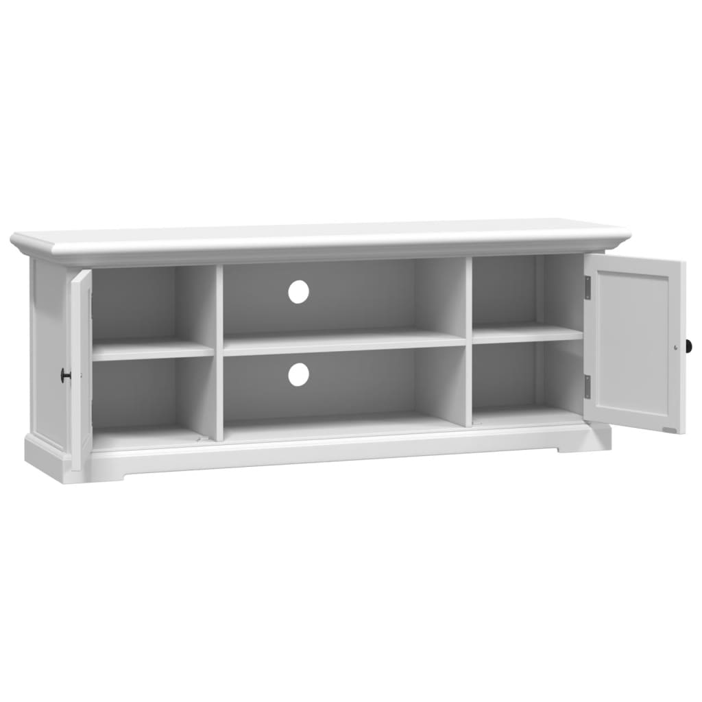 Dulap TV, alb, 110x30x41 cm, lemn prelucrat GartenMobel Dekor