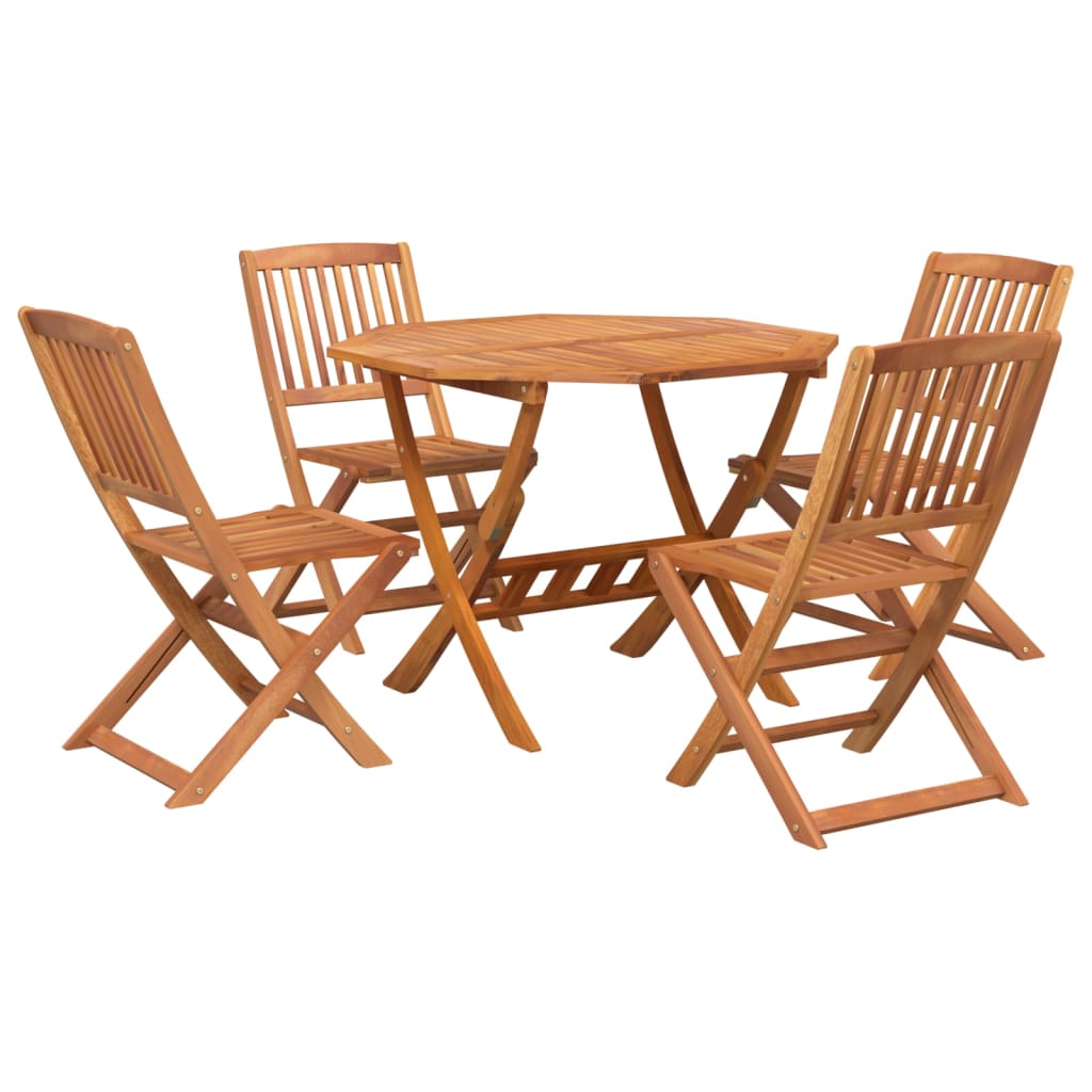 Set mobilier de grădină, 5 piese, lemn masiv de acacia GartenMobel Dekor