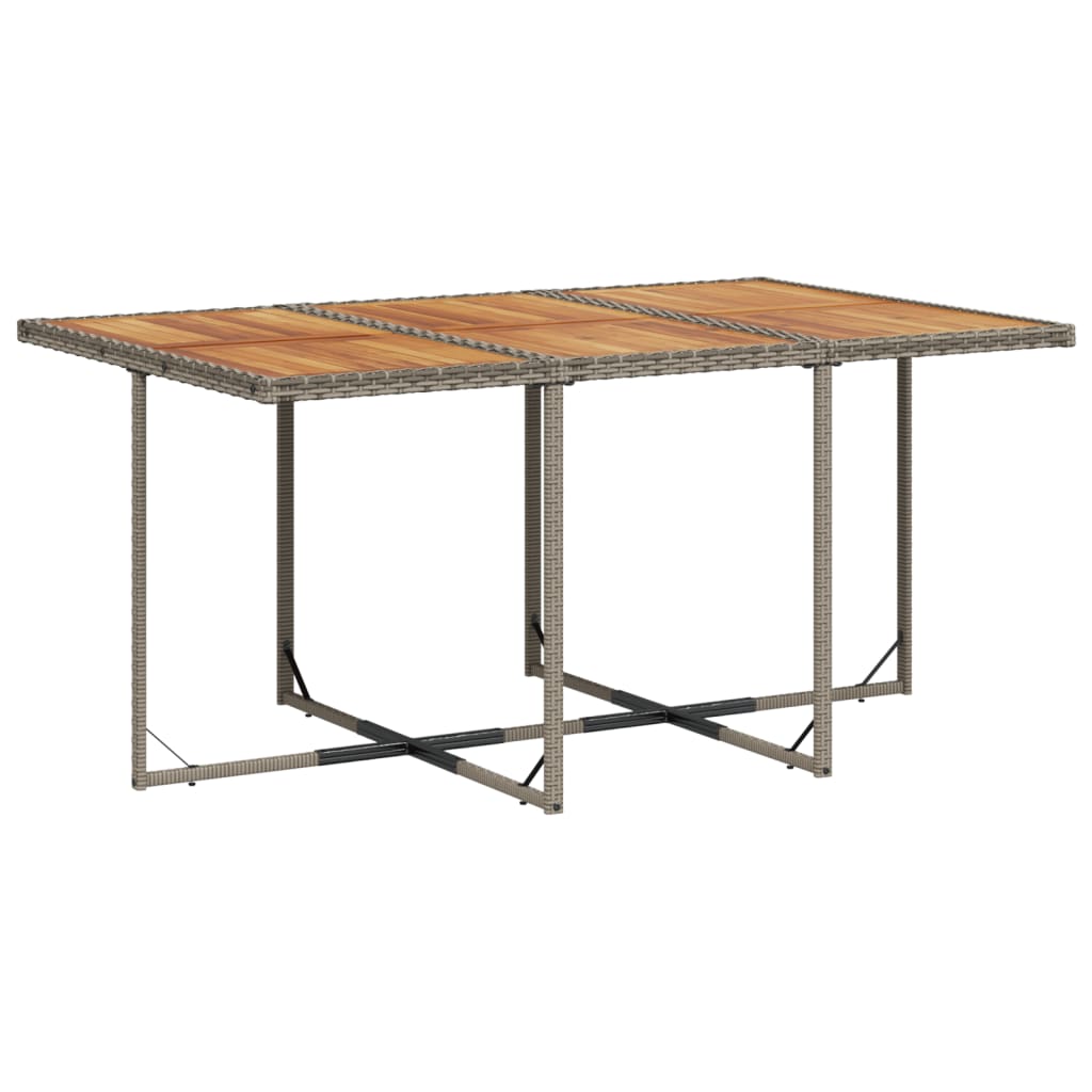 Set mobilier de grădină cu perne, 11 piese, gri, poliratan GartenMobel Dekor