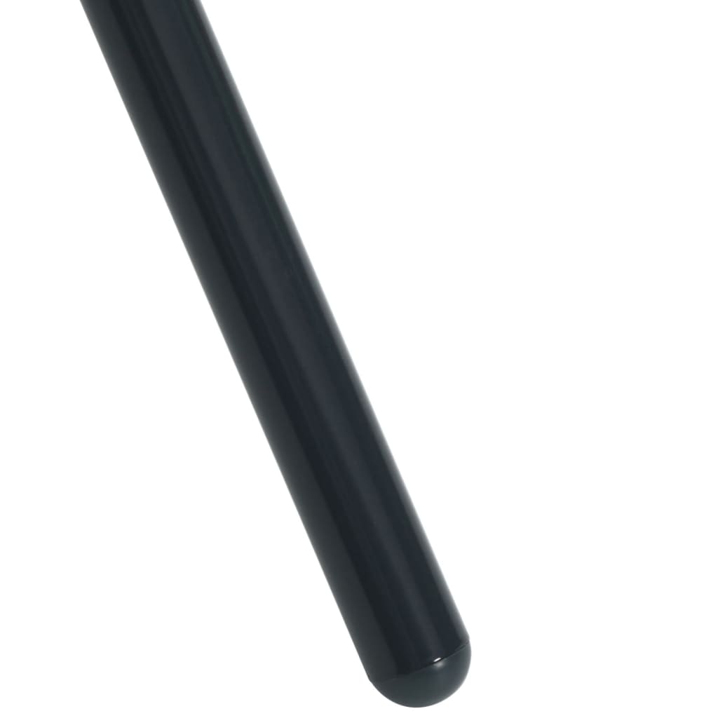 Set scaune de grădină stivuibile, 5 buc., antracit, oțel vopsit GartenMobel Dekor