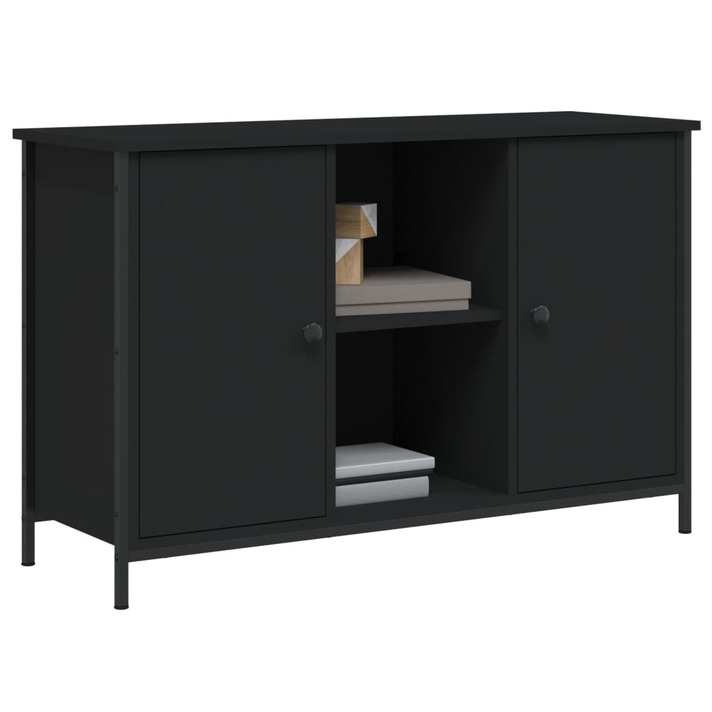 Comodă TV, negru, 100x35x65 cm, lemn compozit GartenMobel Dekor
