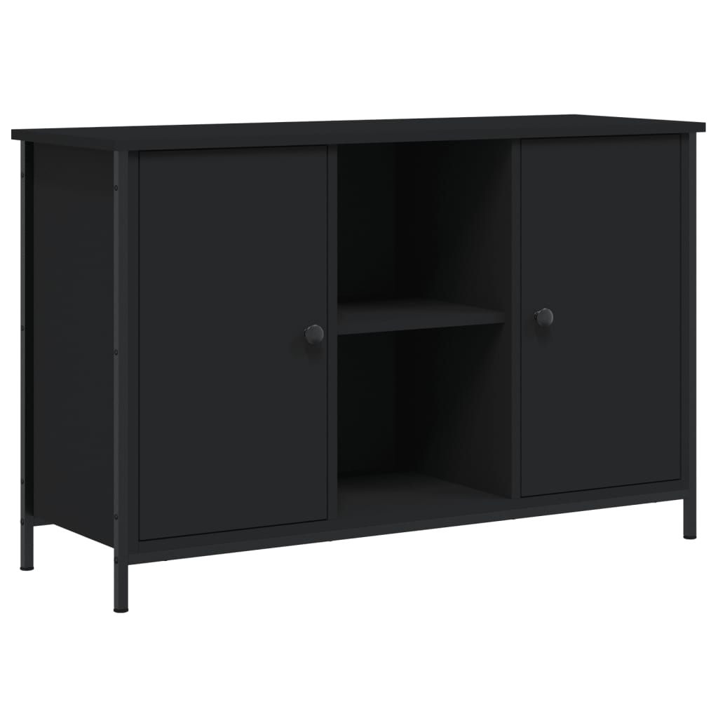 Comodă TV, negru, 100x35x65 cm, lemn compozit GartenMobel Dekor