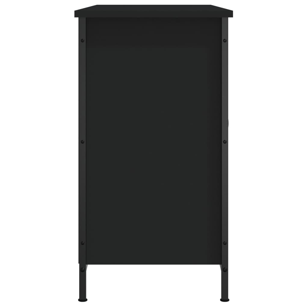 Comodă TV, negru, 100x35x65 cm, lemn compozit GartenMobel Dekor