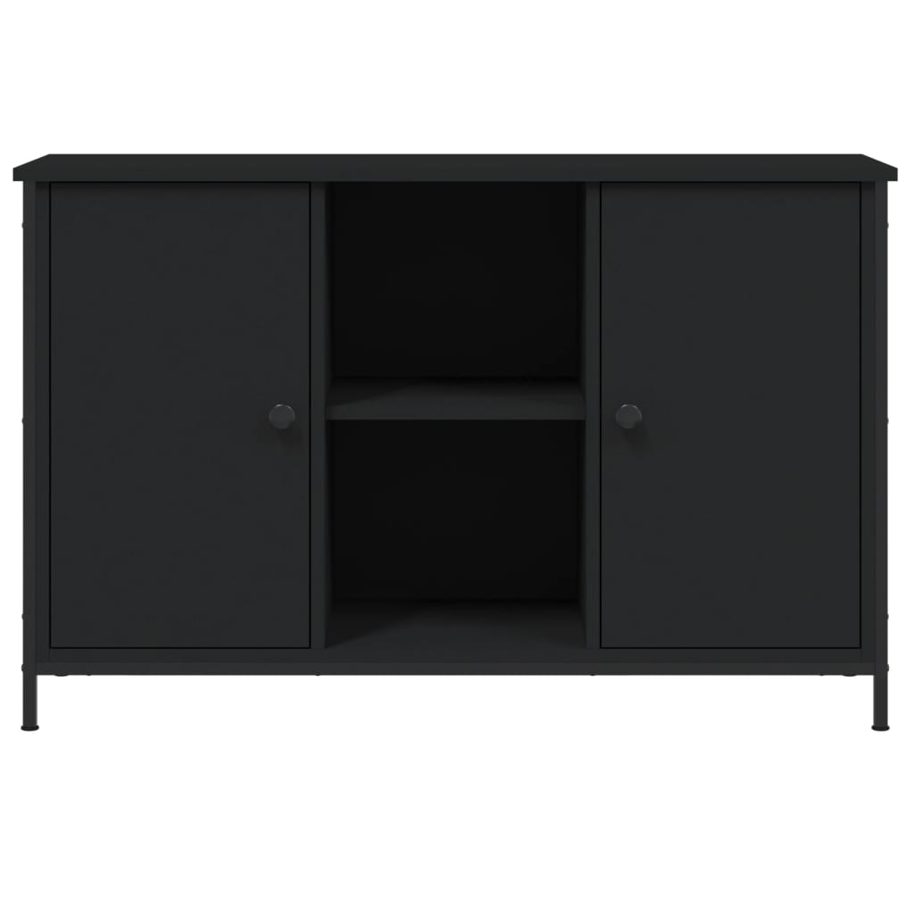 Comodă TV, negru, 100x35x65 cm, lemn compozit GartenMobel Dekor