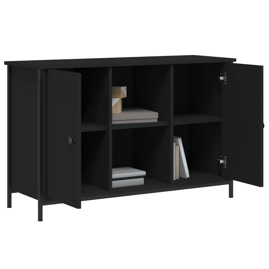 Comodă TV, negru, 100x35x65 cm, lemn compozit GartenMobel Dekor