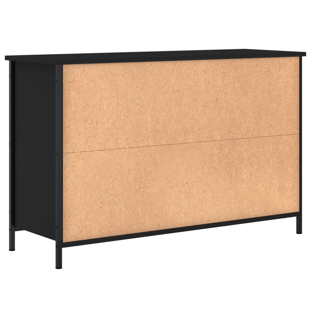 Comodă TV, negru, 100x35x65 cm, lemn compozit GartenMobel Dekor