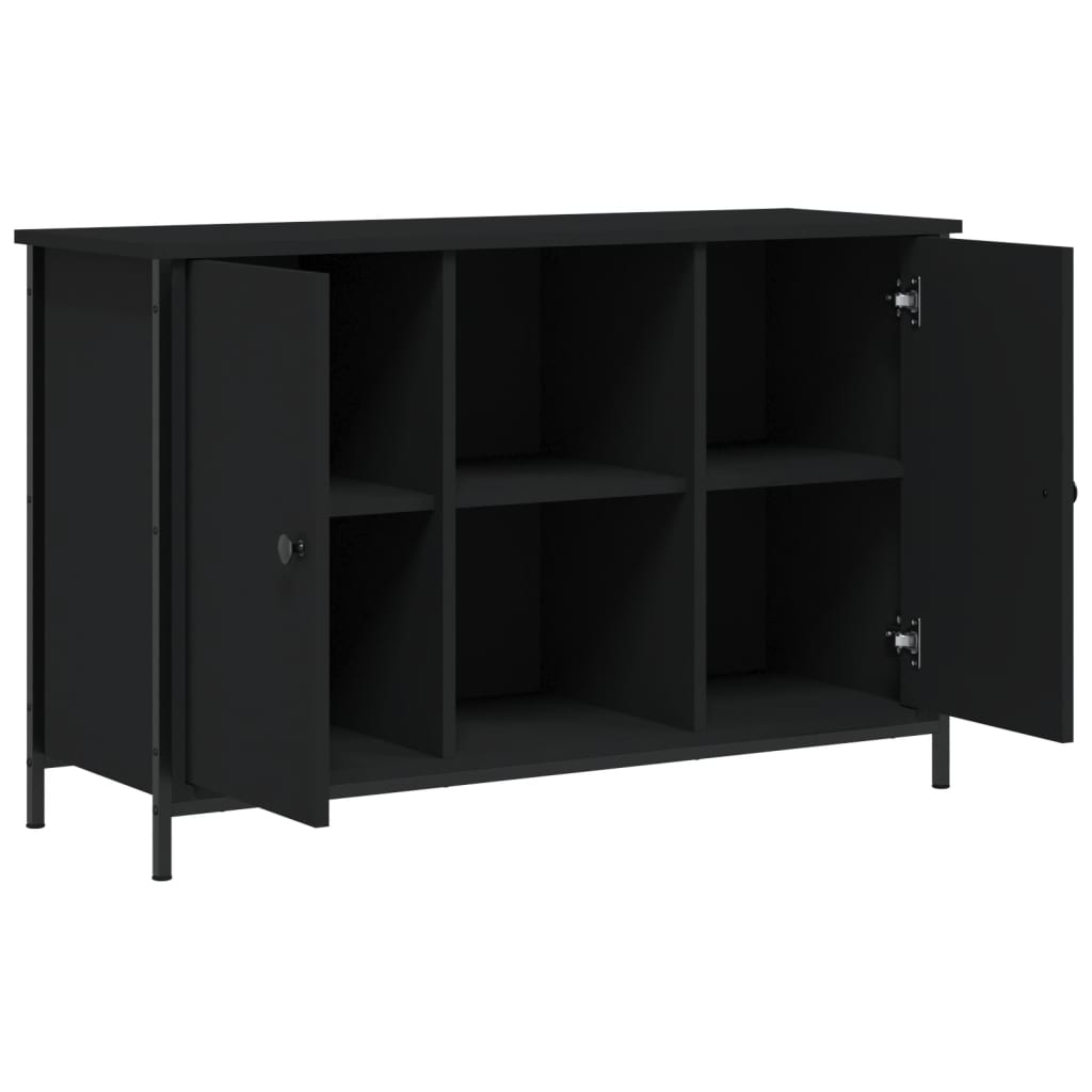 Comodă TV, negru, 100x35x65 cm, lemn compozit GartenMobel Dekor
