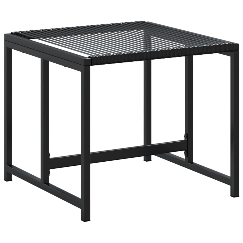 Set mobilier de grădină, 11 piese, negru, poliratan GartenMobel Dekor