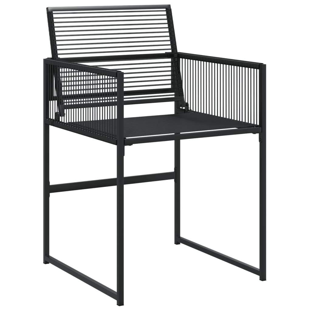 Set mobilier de grădină, 17 piese, negru, poliratan GartenMobel Dekor