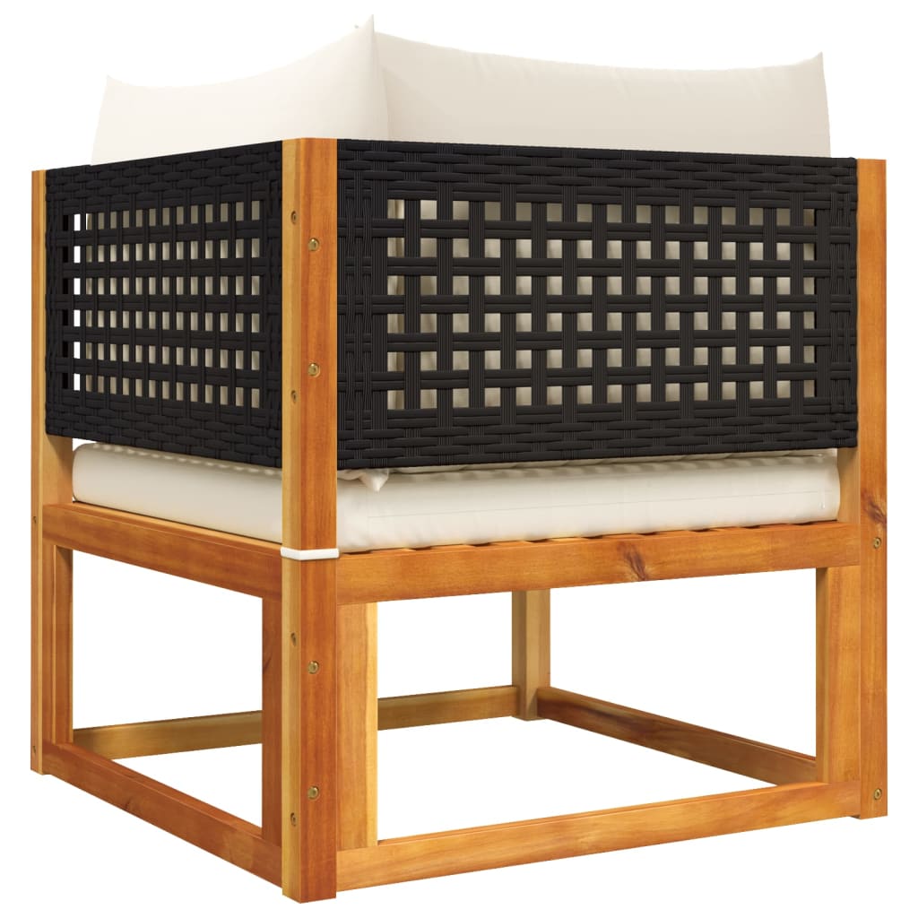 Set canapele de grădină cu perne, 4 piese, lemn masiv de acacia GartenMobel Dekor