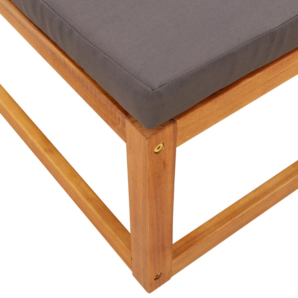 Set de canapele de grădină cu perne, 3 piese, lemn masiv acacia GartenMobel Dekor