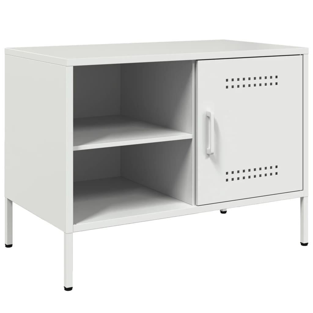 Dulapuri TV, 2 buc., alb, 68x39x50,5 cm, oțel GartenMobel Dekor