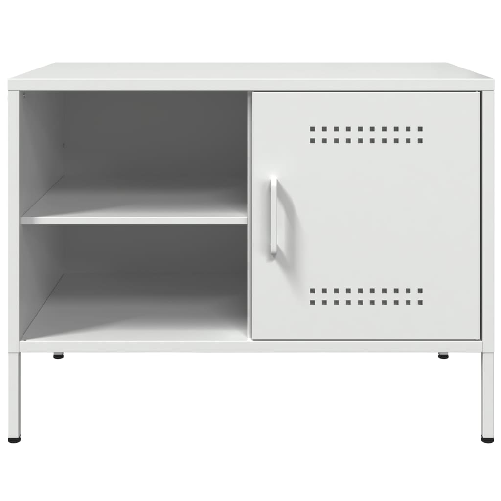 Dulapuri TV, 2 buc., alb, 68x39x50,5 cm, oțel GartenMobel Dekor