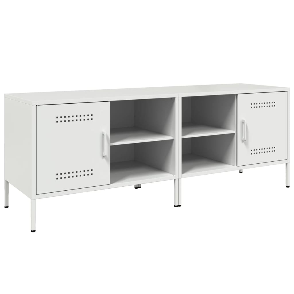 Dulapuri TV, 2 buc., alb, 68x39x50,5 cm, oțel GartenMobel Dekor