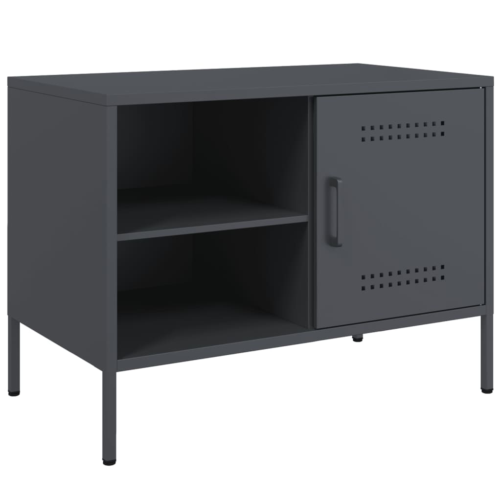 Dulapuri TV, 2 buc., antracit, 68x39x50,5 cm, oțel GartenMobel Dekor