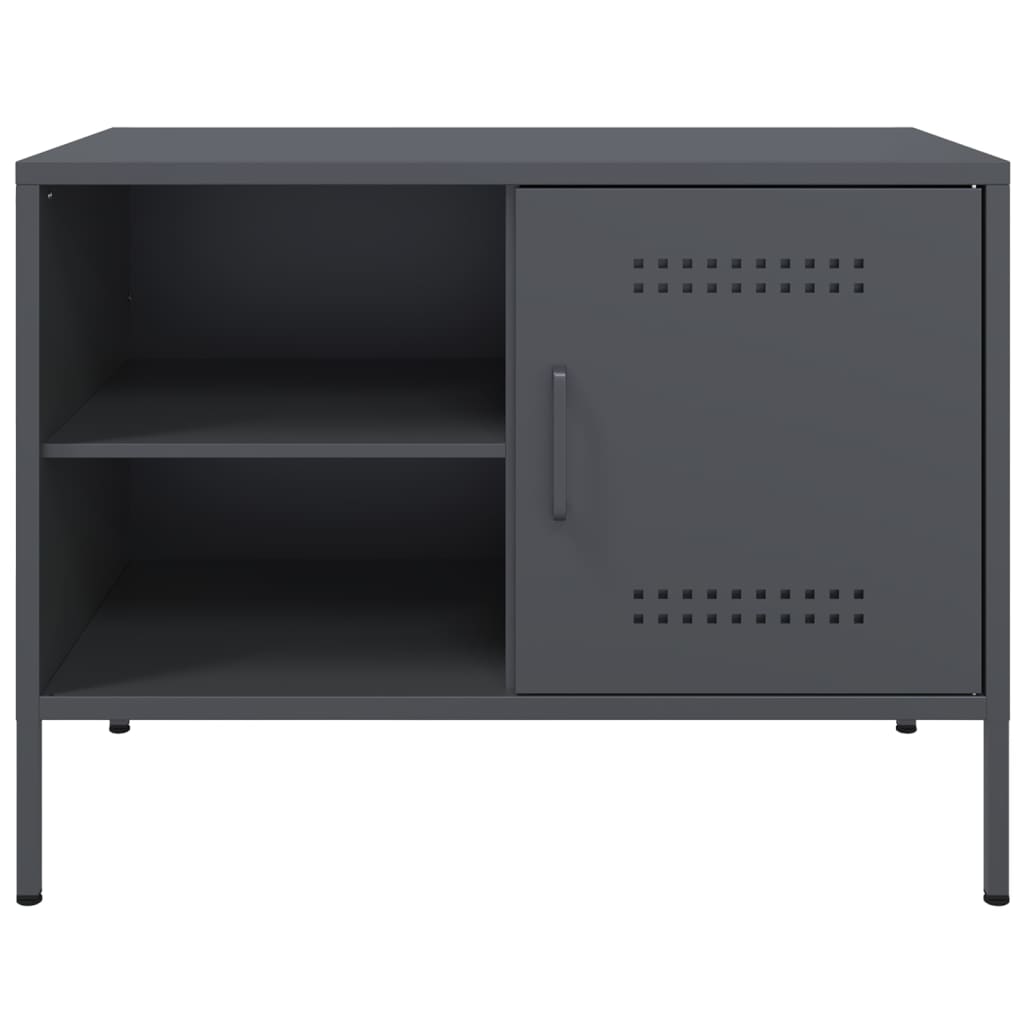Dulapuri TV, 2 buc., antracit, 68x39x50,5 cm, oțel GartenMobel Dekor